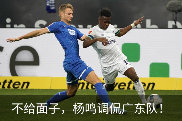 不给面子，杨鸣调侃广东队！